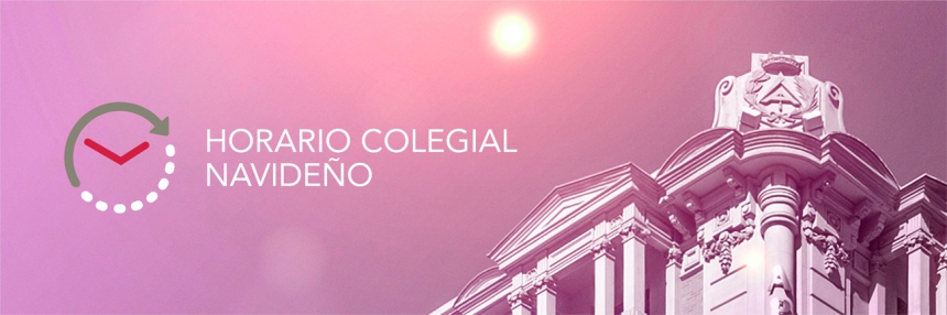Horario del Colegio durante el mes de diciembre