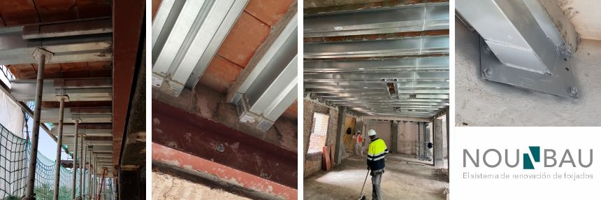 Refuerzo de forjados con el sistema NouBau