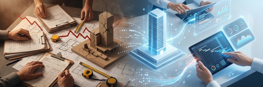 Transformación digital en la gestión de proyectos de construcción